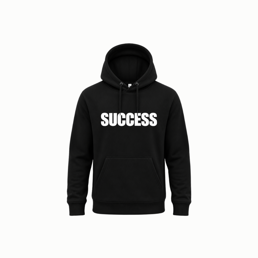 CLASSIC BLACK AND WHITE HOODY