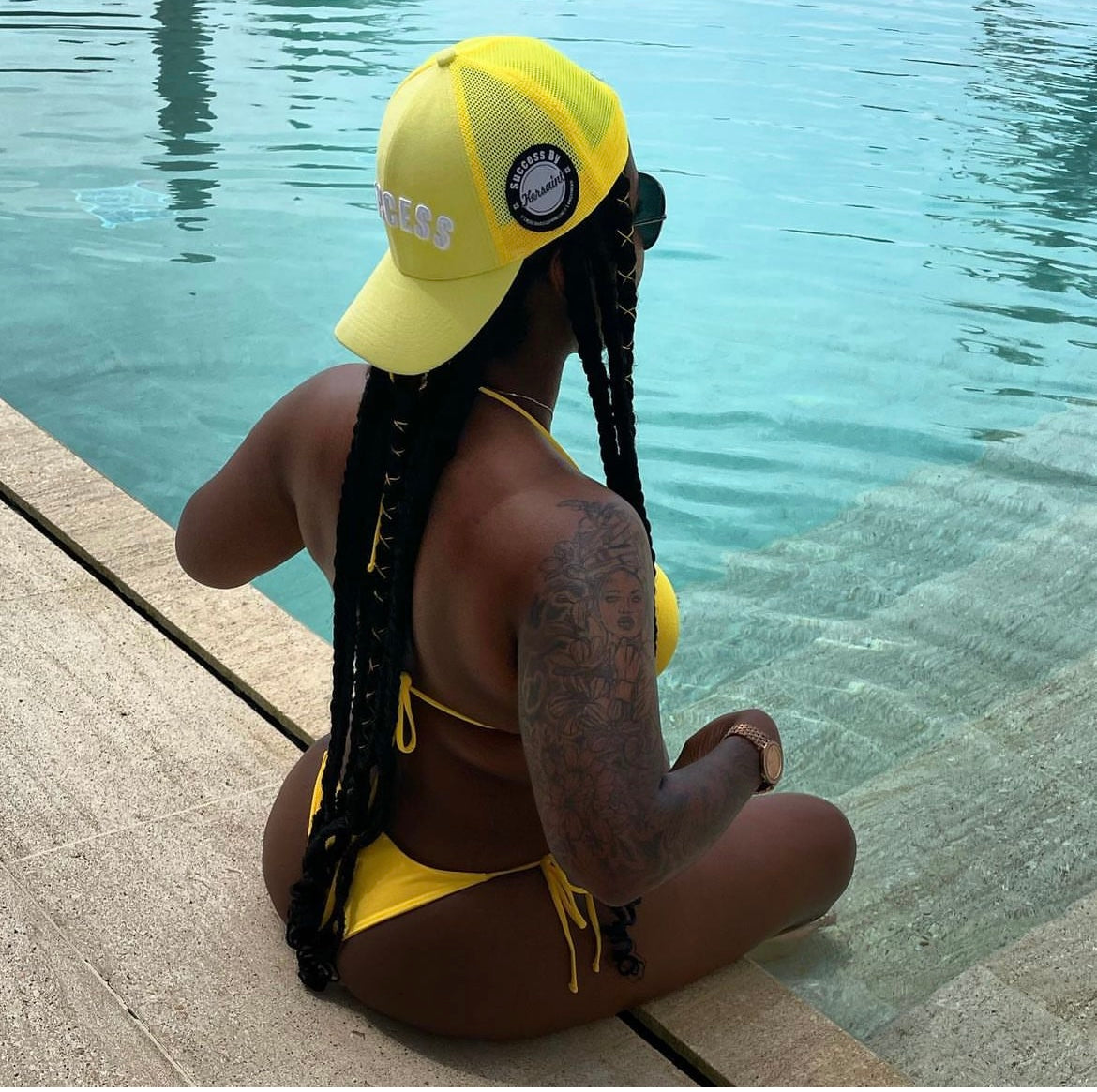 Yellow Trucker Hat