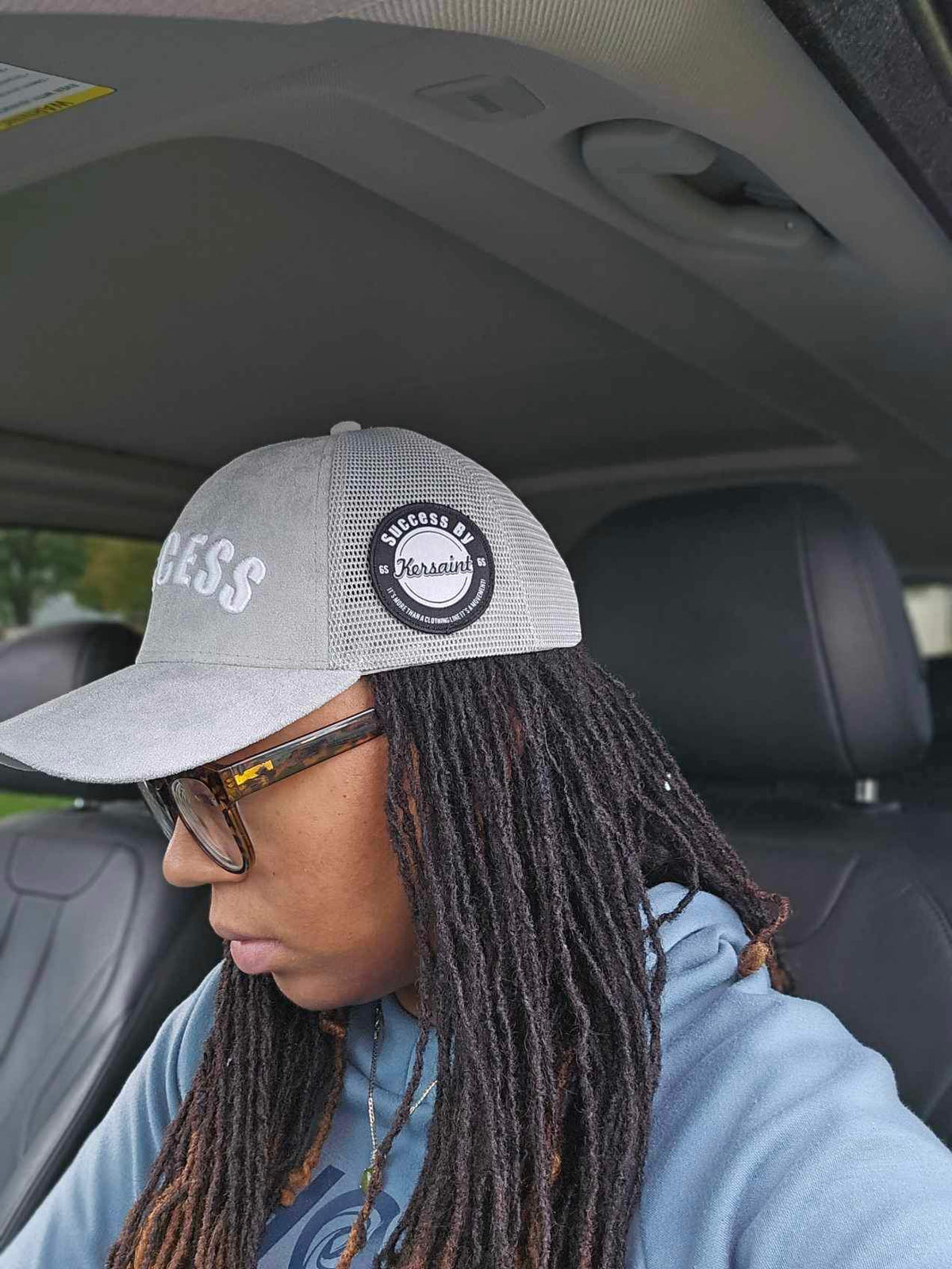Gray Trucker hat