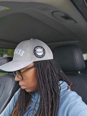Gray Trucker hat