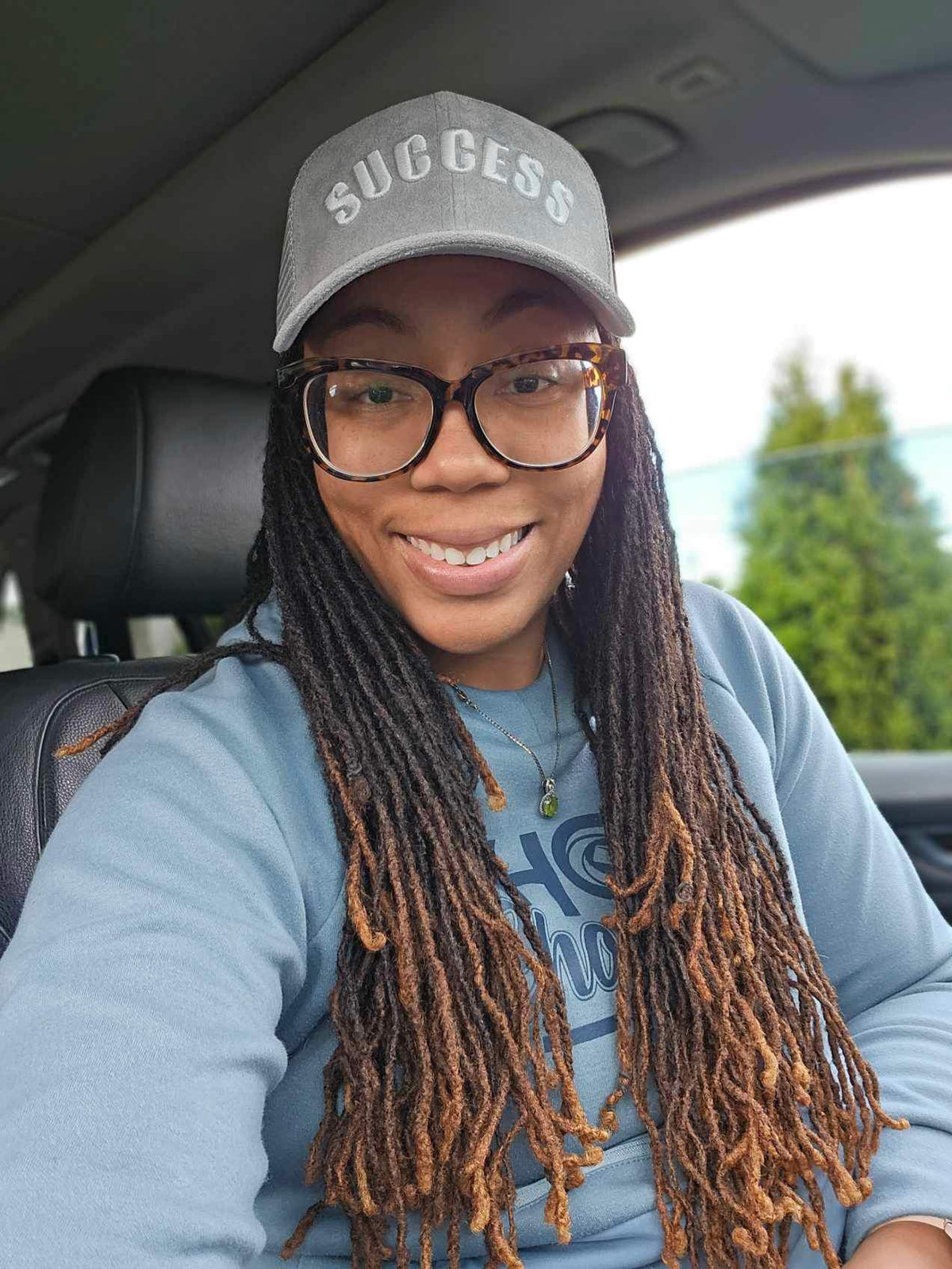 Gray Trucker hat