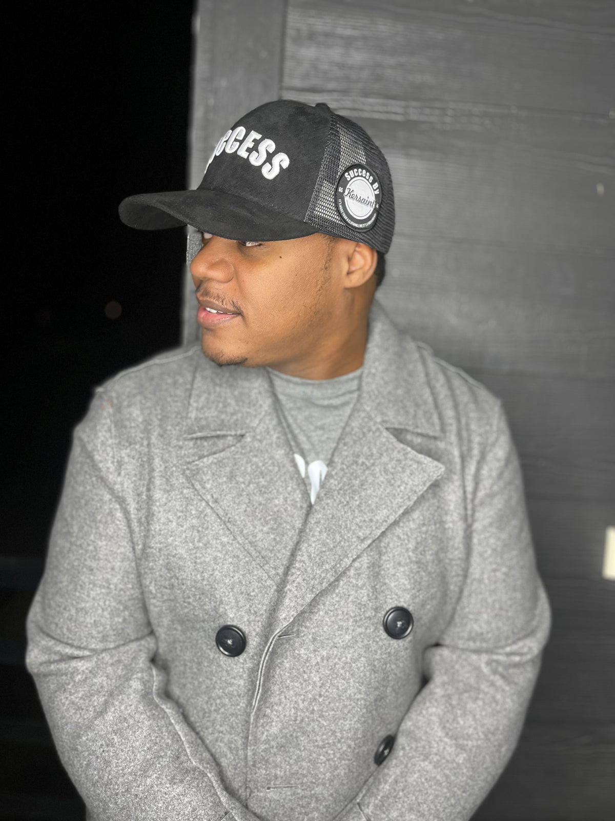 Black Trucker Hat