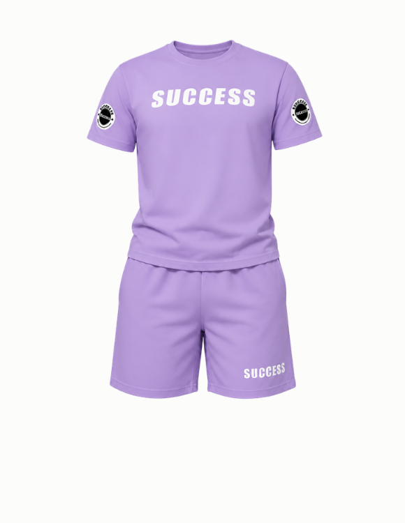 Purple Short Set TShirt